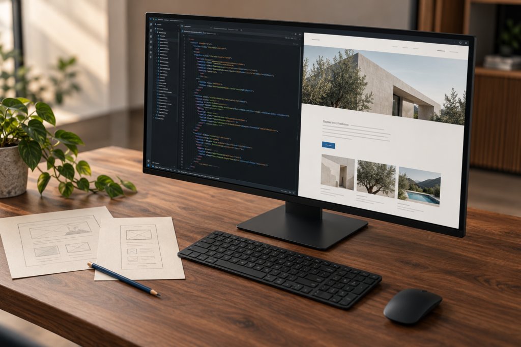 Responsive web design workspace Responsive web design workspace